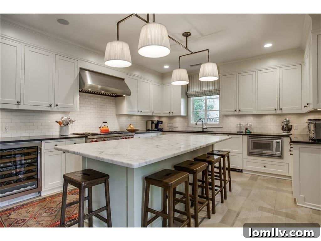 Greenway Parks Reimagined: A Designer's Modern Traditional Vision 10 Luxury Kitchen Design - 5319 Nakoma Drive