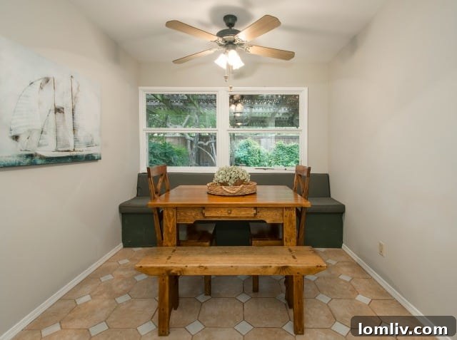 Modern Kitchen with White Cabinetry and Ample Counter Space