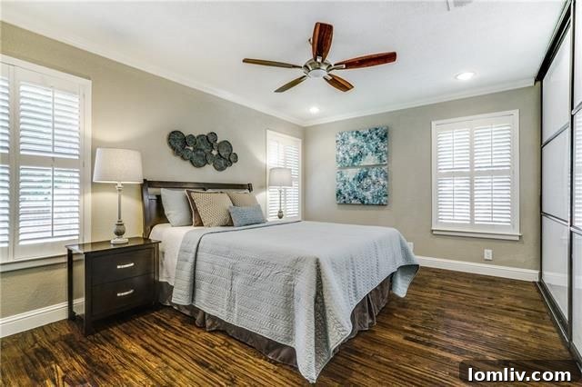 Bright Hallway Leading to Bedrooms