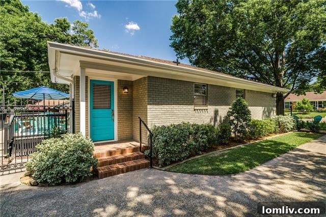 Charming Exterior of Renovated East Dallas Home