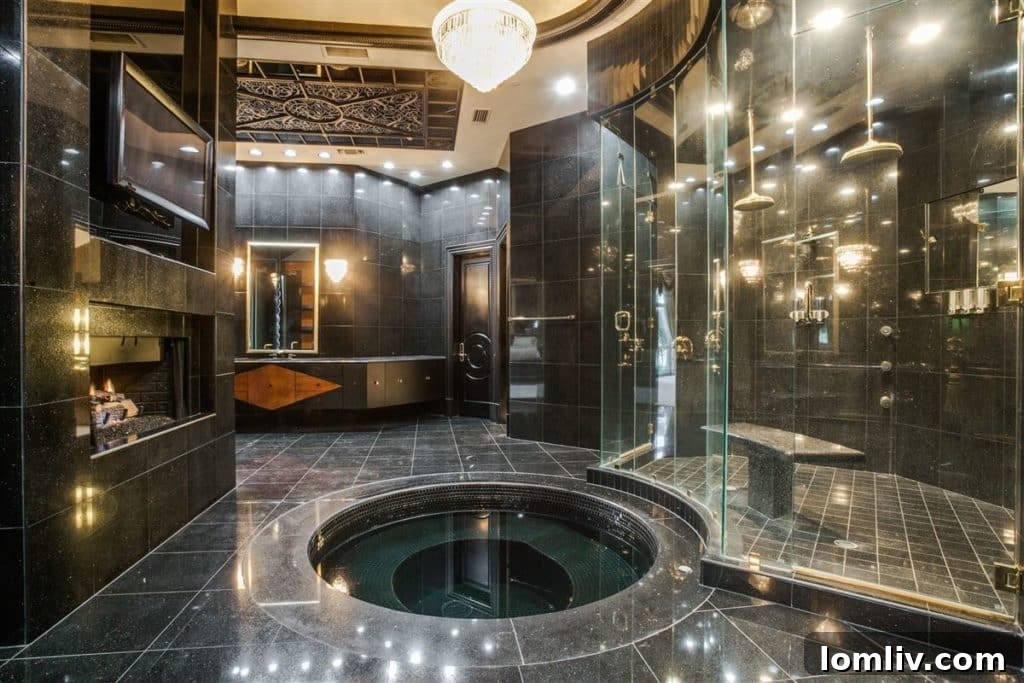 Private bowling alley within the Prosper mansion