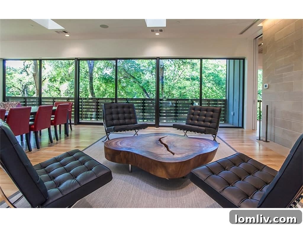 Modern Interior Design Accented by Natural Light at 7126 N. Janmar Drive