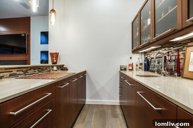 Luxury Contemporary Home in Preston Hollow, Dallas, Texas - Kitchen Detail