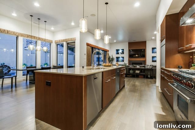 Luxury Contemporary Home in Preston Hollow, Dallas, Texas - Living Area 2