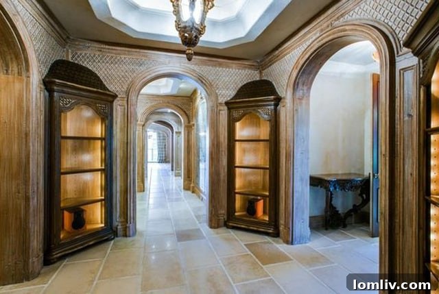 Elegant entry foyer of 3505 Turtle Creek, Unit 14A at The Vendome, showcasing sophisticated design.