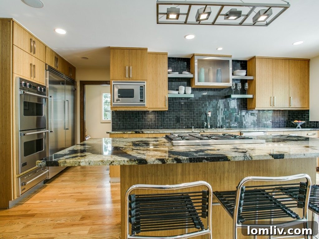 Spacious dining area adjacent to the gourmet kitchen, perfect for entertaining