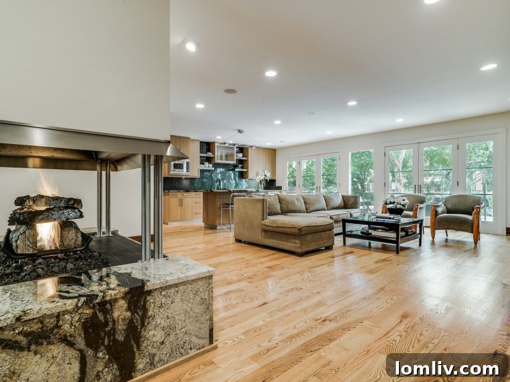 Elegant interior detail highlighting sophisticated textures and lighting