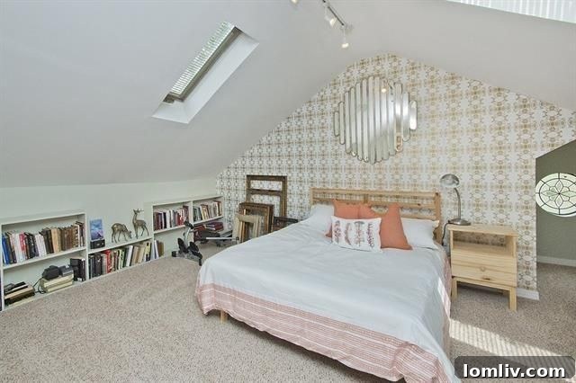 Serene screened-in porch that opens onto a wooden deck, perfect for indoor-outdoor living and relaxation.