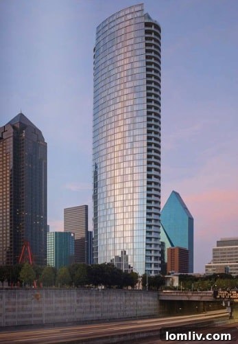 Museum Tower Dallas Luxury High-Rise Condominiums Exterior View