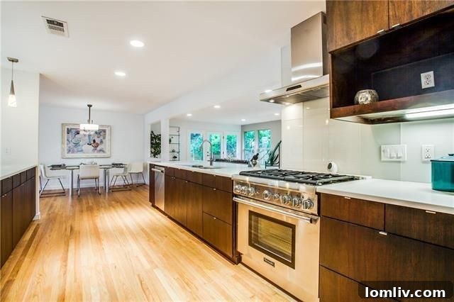 Gourmet kitchen with Thermador appliances at 9951 Kilarney Drive