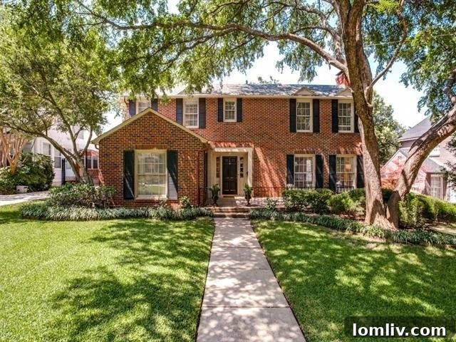 Traditional facade of 6831 Lorna Lane, Gaston Place