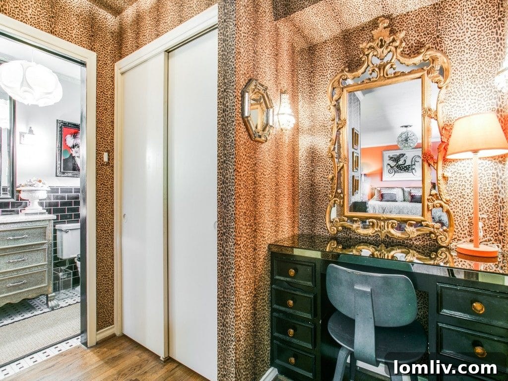 Exterior view of the Park Sovereign Condominiums, showcasing the classic Midcentury Modern architecture and well-maintained grounds