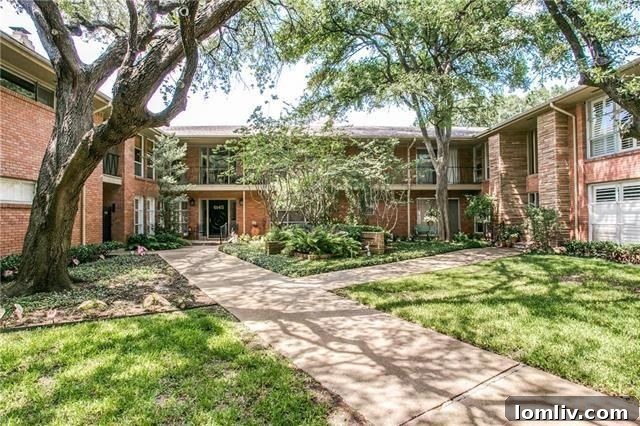 Open concept living and dining area designed for seamless entertaining, with clean lines and abundant natural light in a Dallas condo