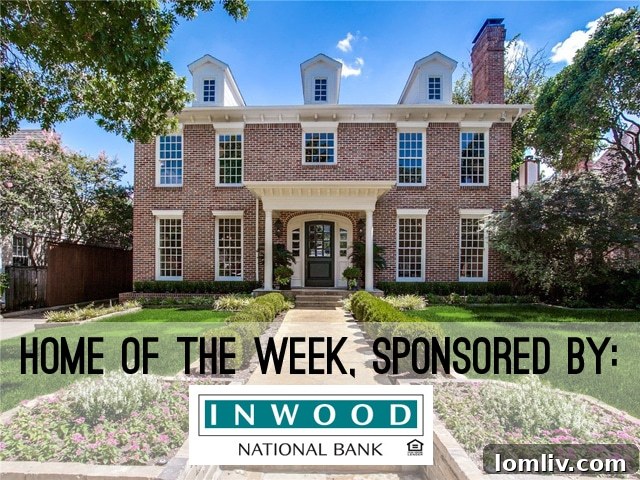 Highland Park Georgian Home Exterior - 4529 N Versailles Ave Dallas