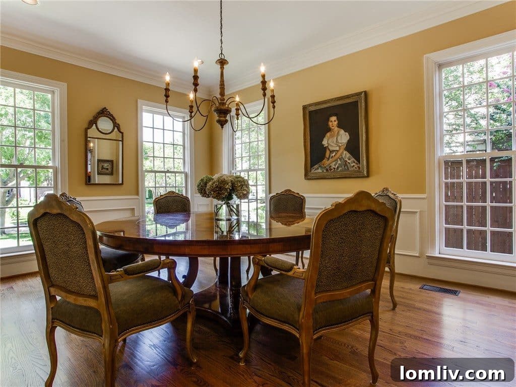 Spacious Dining Area with Abundant Natural Light