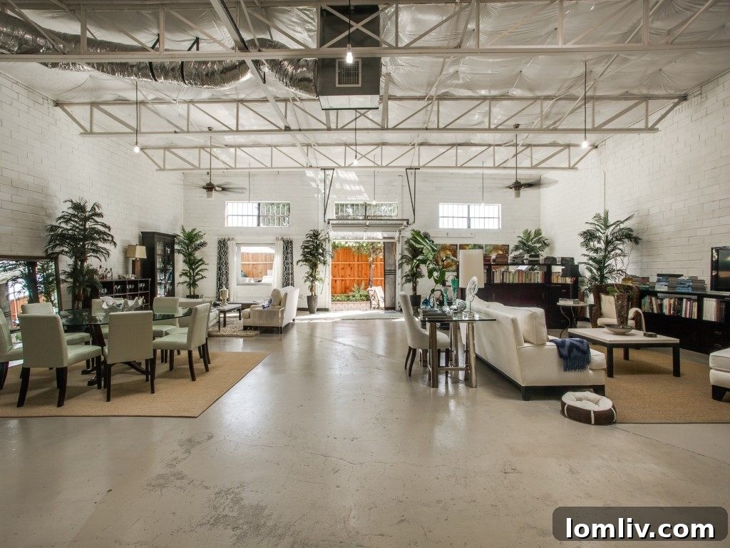 Luxury Bedroom in Dallas Design District Loft