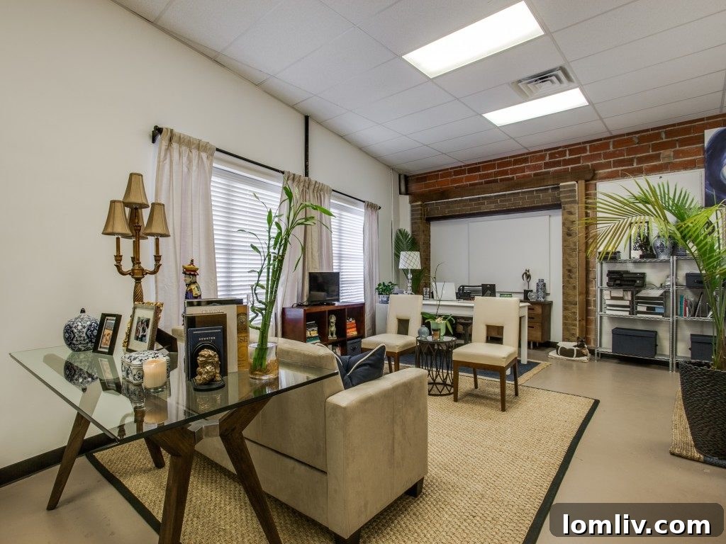 Office space in front of 1105 E Levee Street