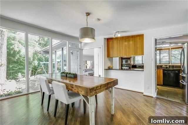 Modern kitchen with updated appliances and sleek cabinetry