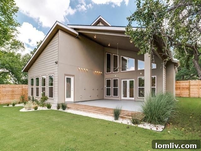 Contemporary bedroom with large window and clean aesthetic