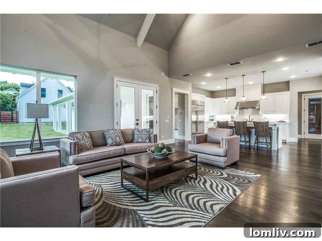 Cambridge Homes' M Streets Modern Farmhouse: Designed with HGTV Flair 5 Modern Kitchen Design with Custom Porcelain Countertops at 6203 Mercedes Avenue