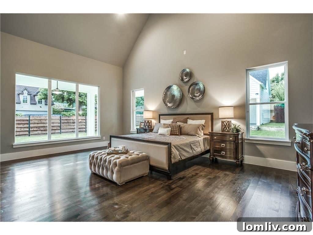 Cambridge Homes' M Streets Modern Farmhouse: Designed with HGTV Flair 10 Luxurious Downstairs Master Suite with Private Laundry Access