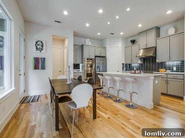 East Dallas Modern: Redefining Urban Life 9 Modern Kitchen and Dining Area