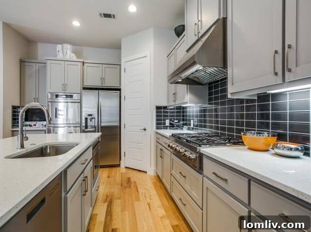 East Dallas Modern: Redefining Urban Life 10 Chef-Inspired Kitchen with Dacor Appliances
