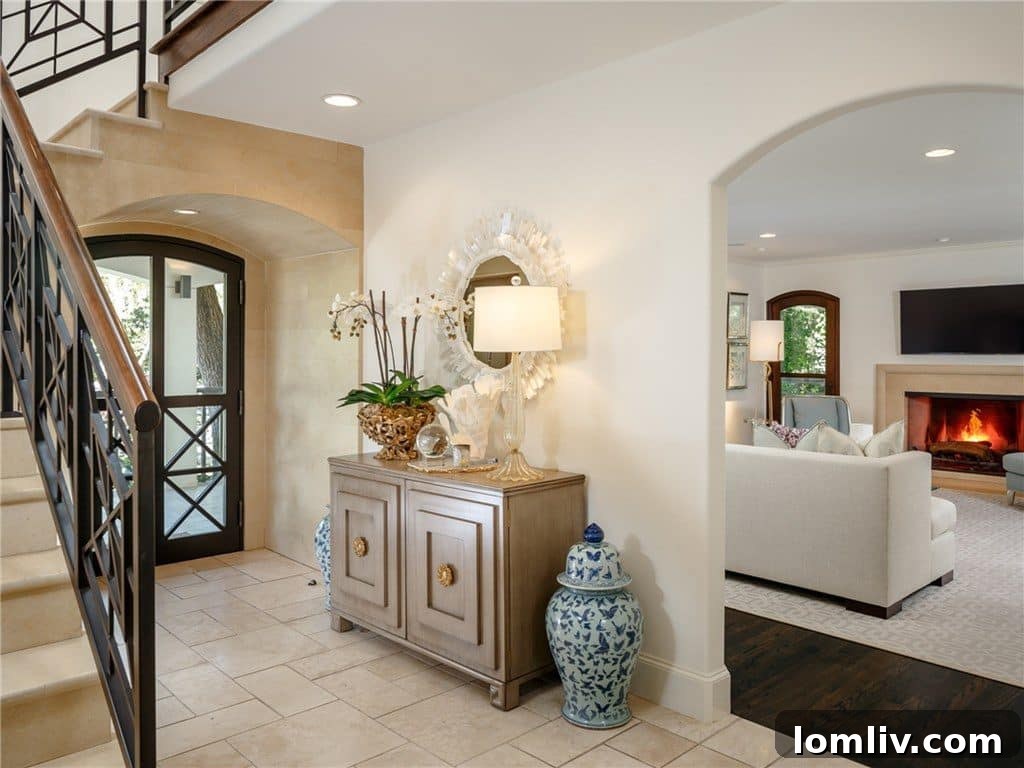 Expansive Formal Living Room with Floor-to-Ceiling Windows
