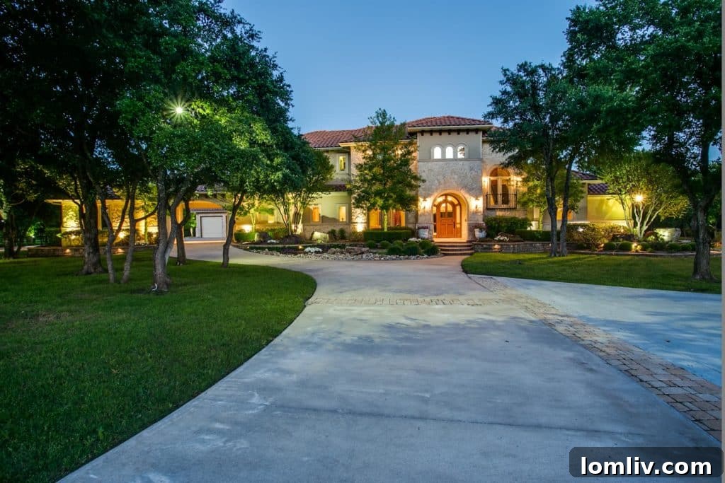 Aledo Ranch: Luxury Equestrian Haven on 20 Acres 2 Stone Ridge Acres: Luxurious Aledo Ranch Entrance