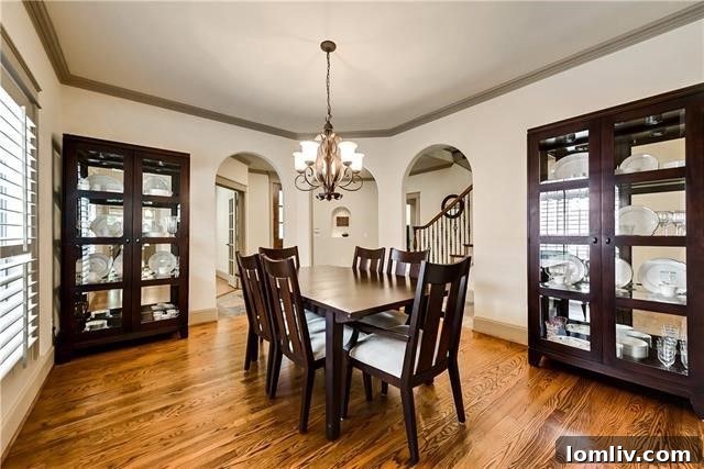 Modern kitchen with granite island and stainless steel appliances