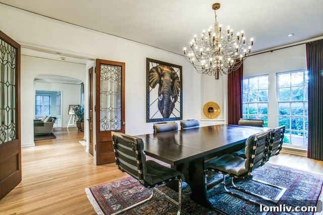 Luxury kitchen with modern appliances in Kessler Park home