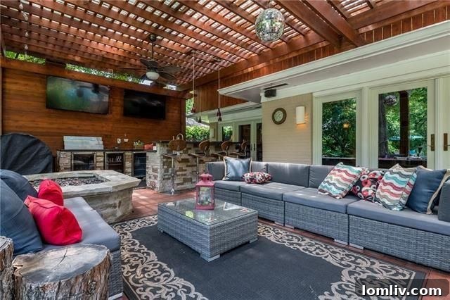 Stunning backyard oasis with saltwater pool in Bluffview