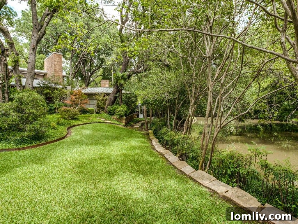 Elegant living room at 5350 S Dentwood Drive Dallas TX