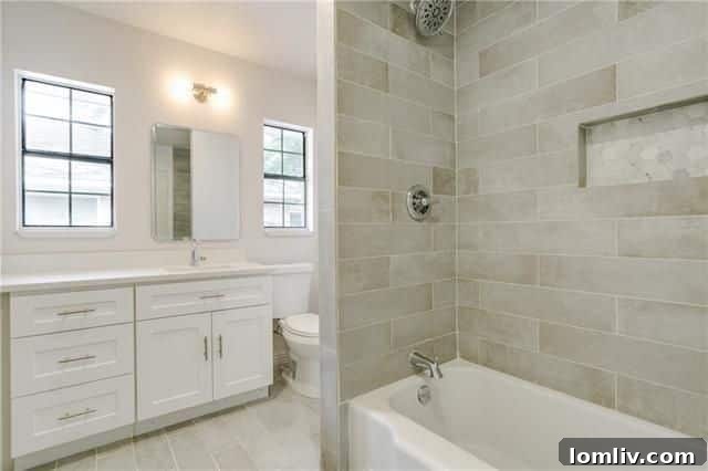 Front entrance of the renovated mid-century modern house