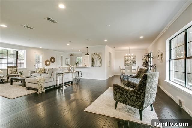 Elegant white shaker cabinets and marble countertops