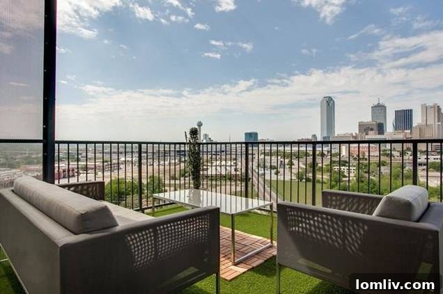 Cedars Condo Boasts Breathtaking Downtown Dallas Views 16 The Beat Lofts Unit 908 Private Balcony