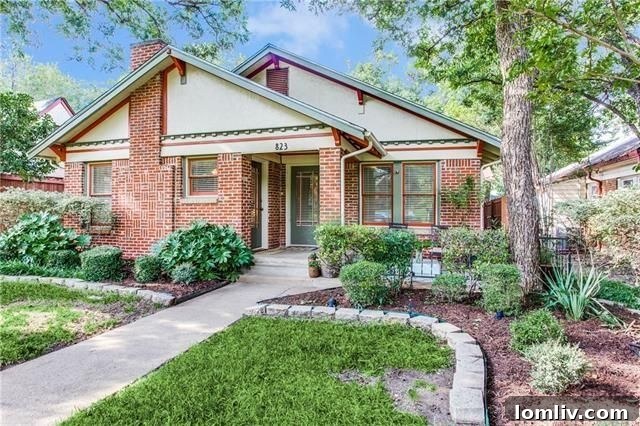 Charming exterior of 823 Stewart Dr, Kessler Highlands Craftsman home
