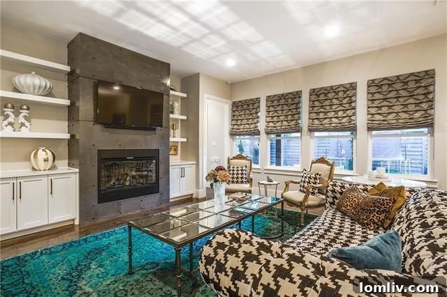 Modern interior with open concept living at 6959 Dalhart Ln