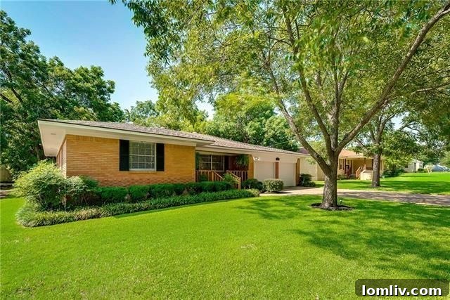 Exterior of fully remodeled Brettonwoods Ranch at 2928 Larkspur Ln