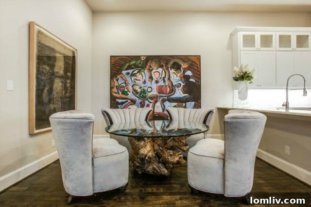 Elegant Wet Bar or Coffee Station Area