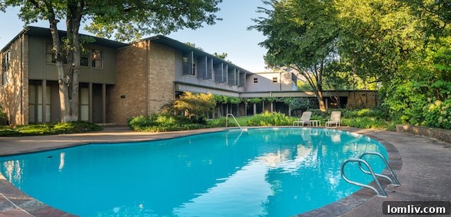 Grand marquee entrance of the Penson estate, setting a sophisticated tone