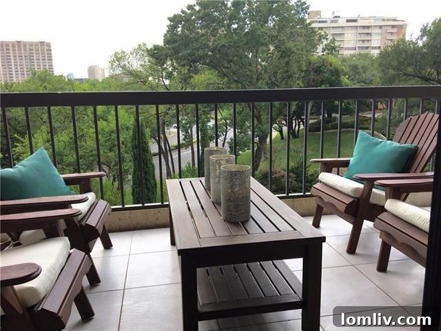 Unit 3C Balcony View - Turtle Creek and Dallas Skyline