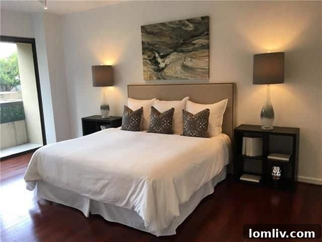 Unit 3C Master Bedroom - Peaceful Sanctuary