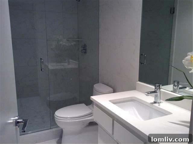 Unit 3C Second Bathroom - Bright and Modern