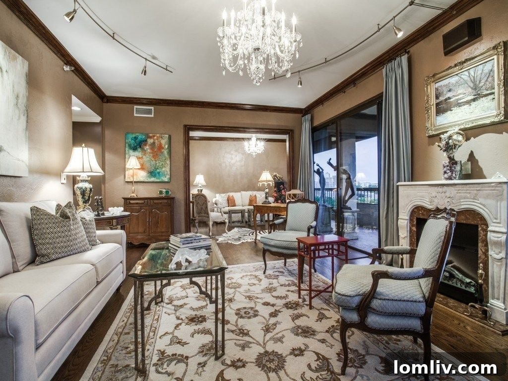 Open Concept Informal Living, Dining, and Kitchen Area in Unit 11B