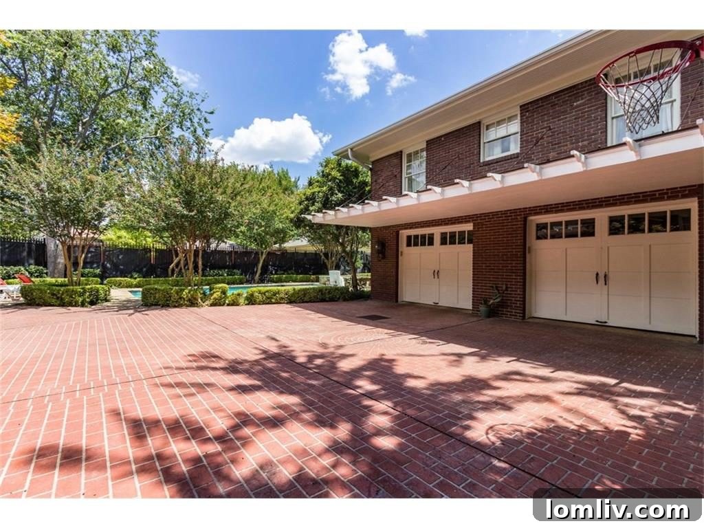 Guest House Exterior Above Garage with Charming Details