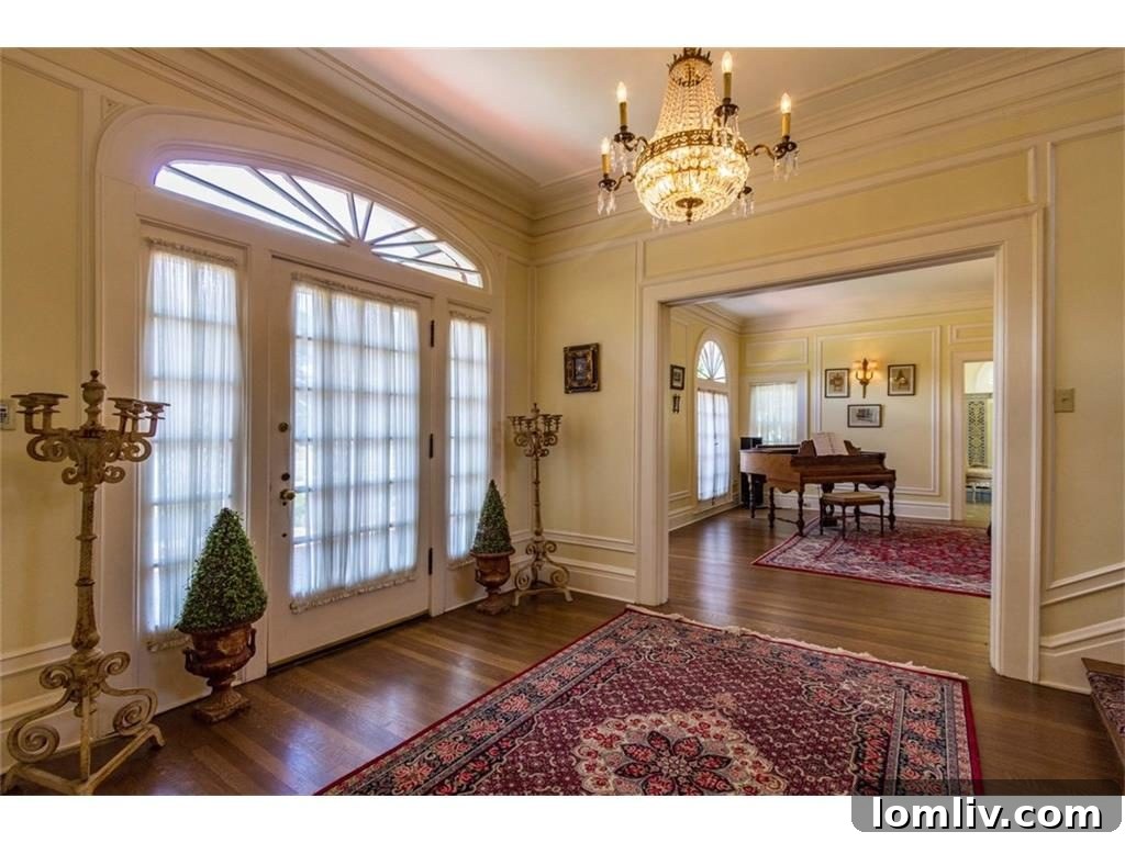 Interior View with Elegant Archways and Period Details