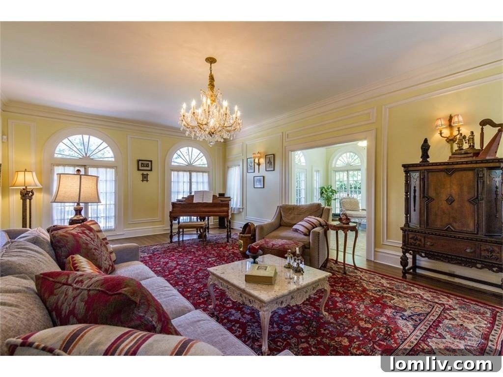 Elegant Dining Room with Natural Light and Architectural Details