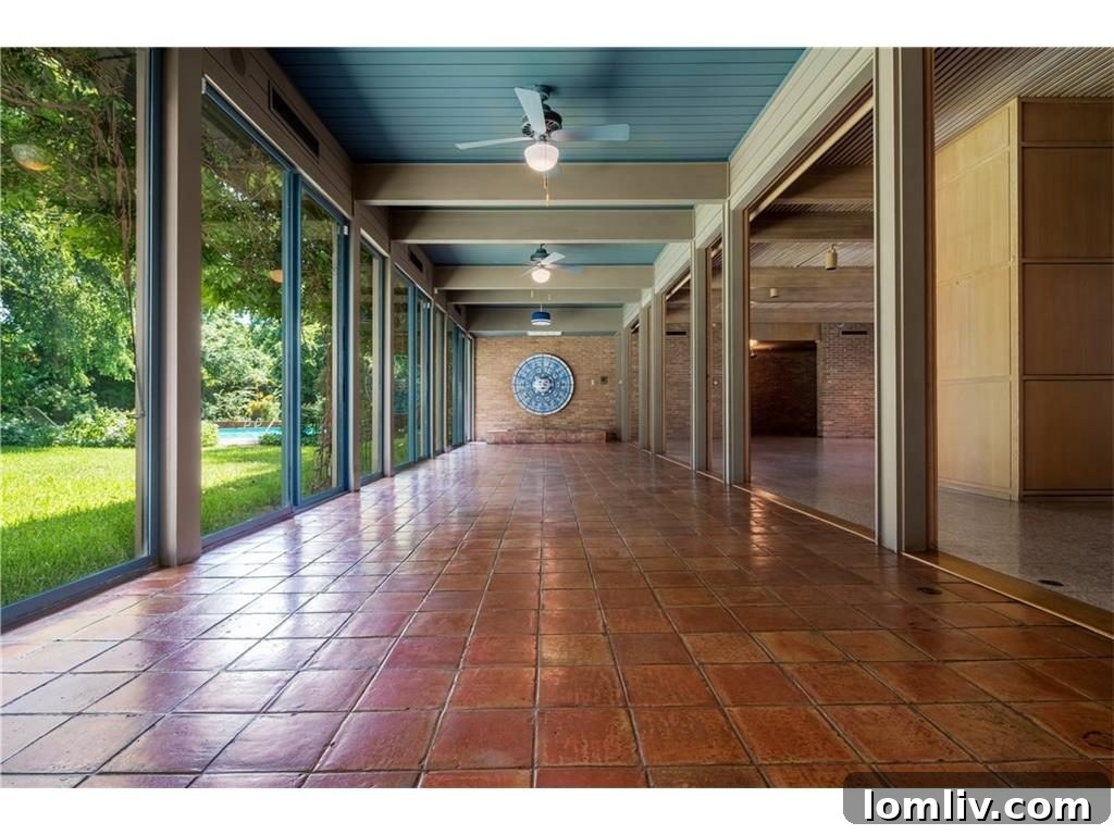 Loggia area of 3756 Armstrong Avenue