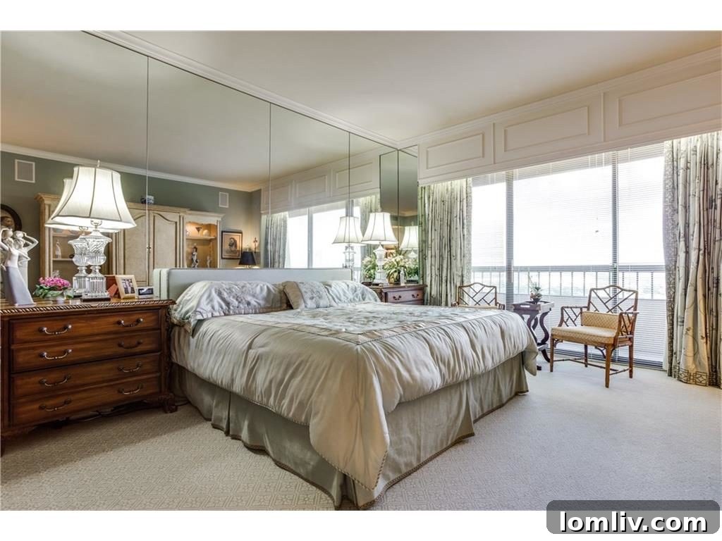 Spacious Master Bedroom with Bright Natural Light